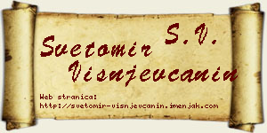 Svetomir Višnjevčanin vizit kartica
